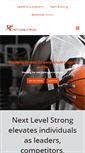 Mobile Screenshot of nextlevelstrong.com