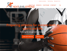 Tablet Screenshot of nextlevelstrong.com